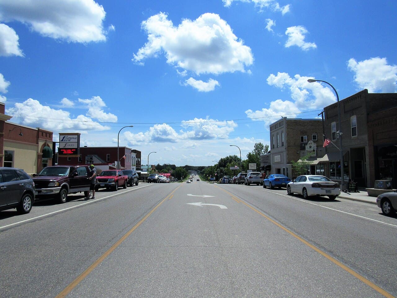 Downtown Battle Lake, Minnesota