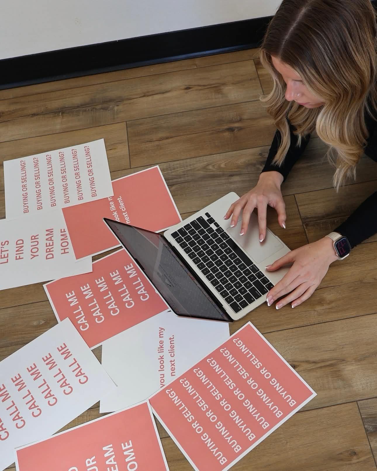 Mary Wunderlich working